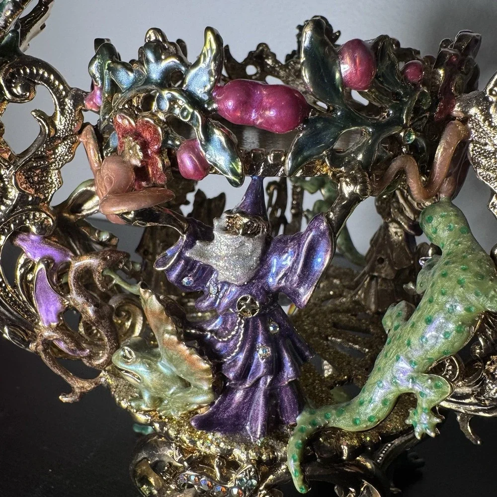 RARE Vintage‎ Kirks Folly Whimsical Wizard Candle Holder